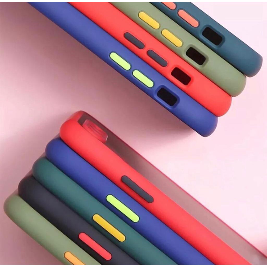 Soft Case Poco C40 My Choice Aero Color Button Matte Frame Camera