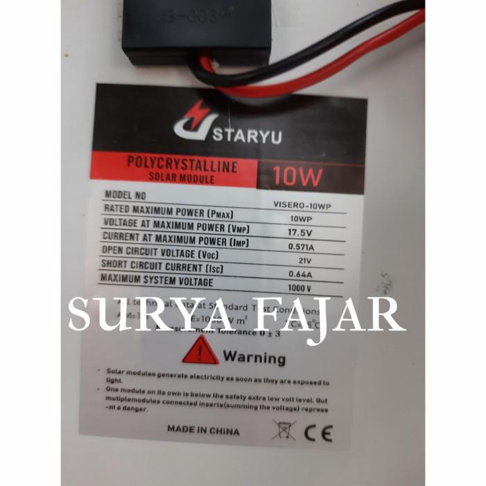 Solar Panel Solar Cell Panel Surya Visero 10Wp Polycrystalline 10 Wp
