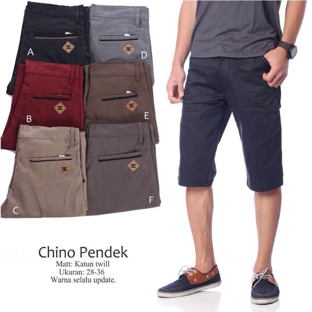  celana chino pendek DC pria celana Shopee Indonesia