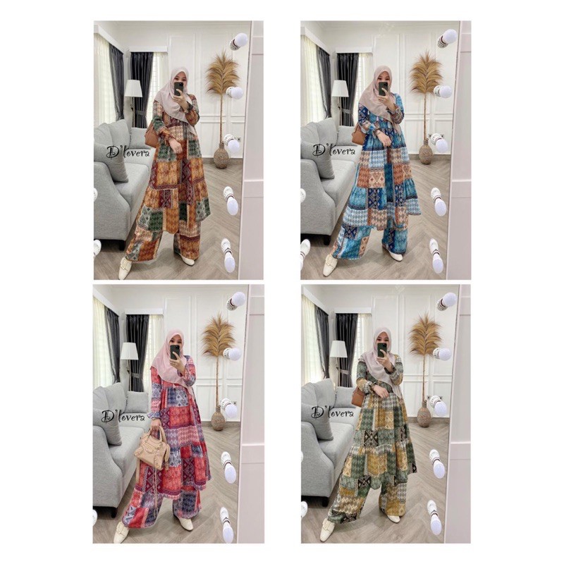 DLOVERA MARINA SET KULOT TUNIK