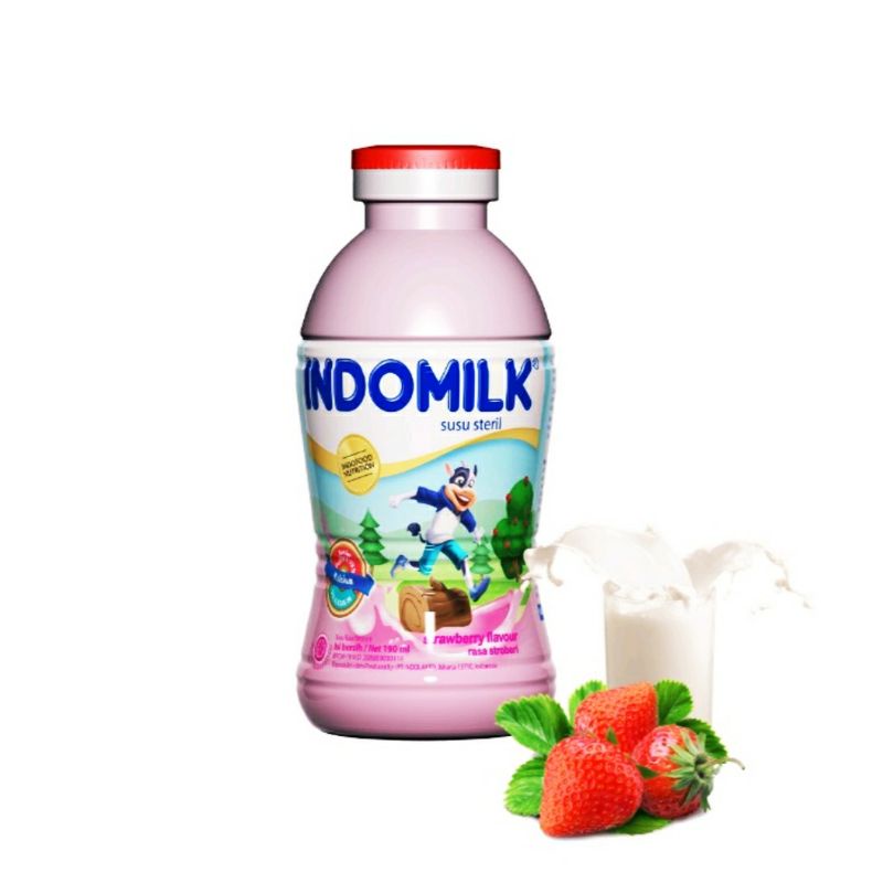 

Susu Indomilk Botol Rasa Strawberry (ecer)