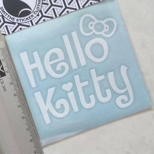 Stiker Hello Kitty Huruf Cutting Sticker 8cm