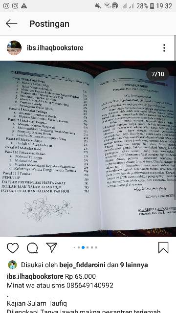 Sulam taufiq lengkap