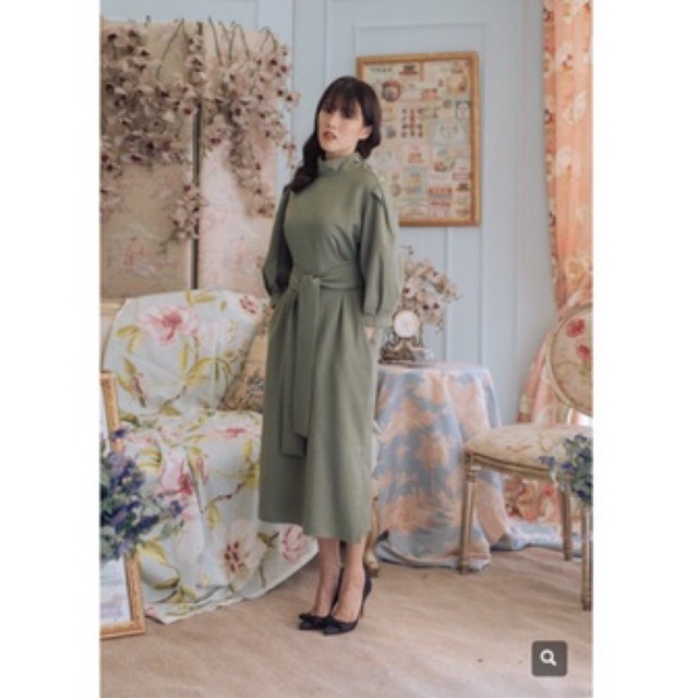 Maven jade dress in pistachio