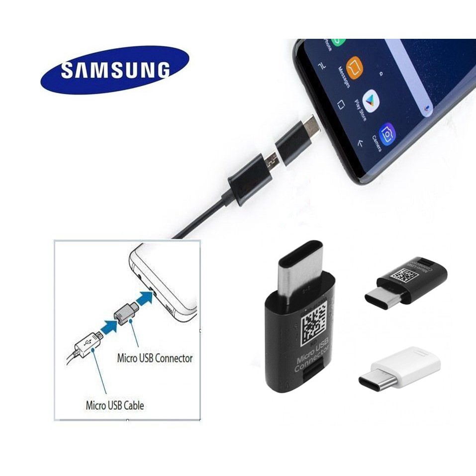 Samsung Usb Type C to Micro Usb Original Coverter / Sambungan Charger