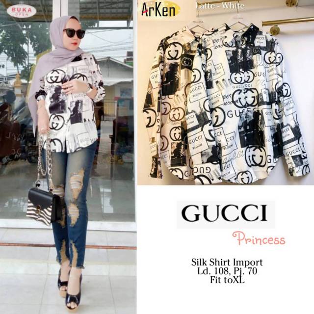 Atasan Wanita/ Kemeja Wanita/ Gucci Princess by Arken
