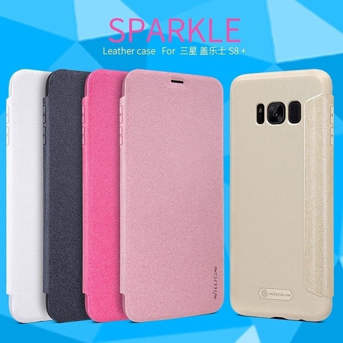 SAMSUNG Galaxy S8 Plus Flip Cover NILLKIN Sparkle Hard Case