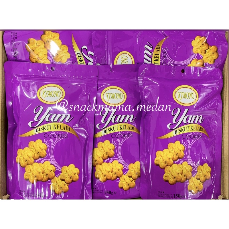 KIMONO YAM COOKIES 150G / BISKUIT KELADI / KUKIS TALAS