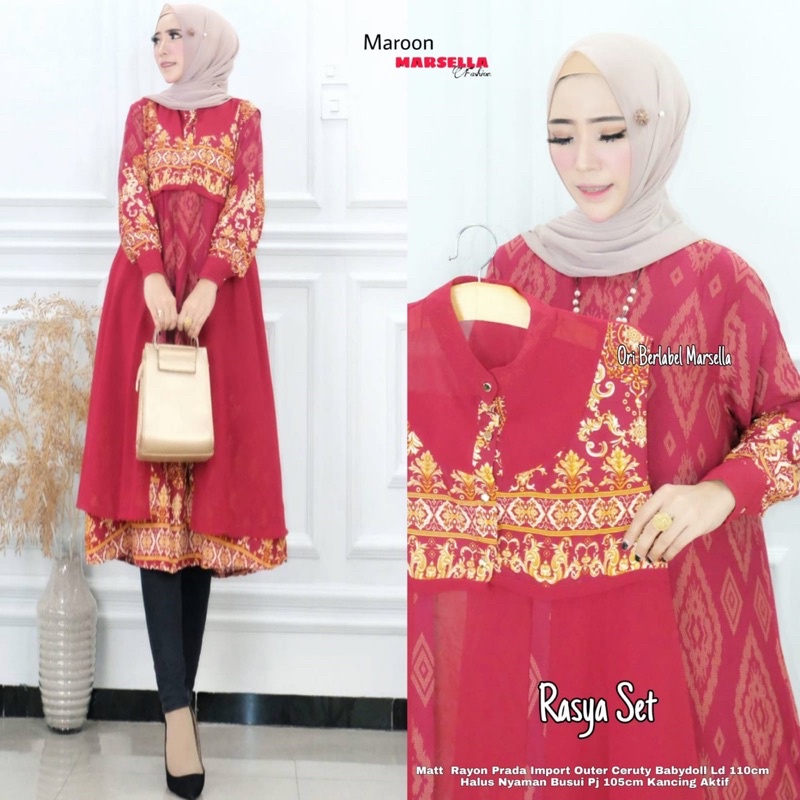 RASYA SET TUNIK PREMIUM BY MARSELLA