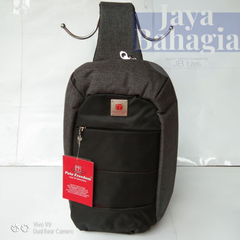 TAS TALI SATU SLINGBAG DEPAN BELAKANG POLO FREEDOM JB