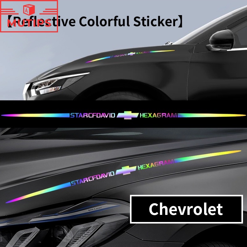 Stiker logo Chevrolet laser Reflektif Untuk Spin Orlando Captiva Lova Zafira Trax Colorado Aveo Spark