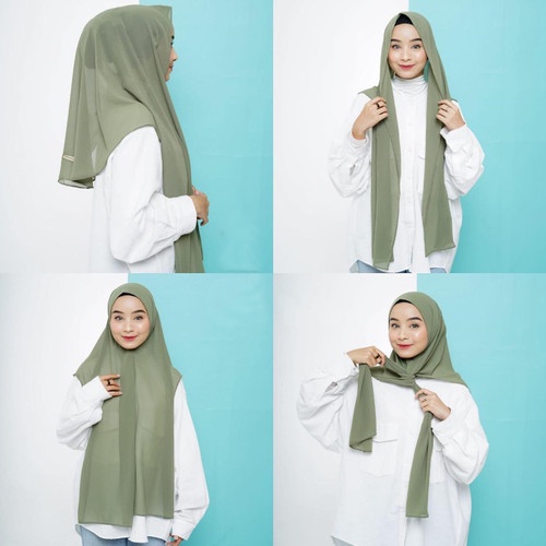 Jilbab Pashmina Curve / Pashmina Oval /  Pashmina Curve Malaysia