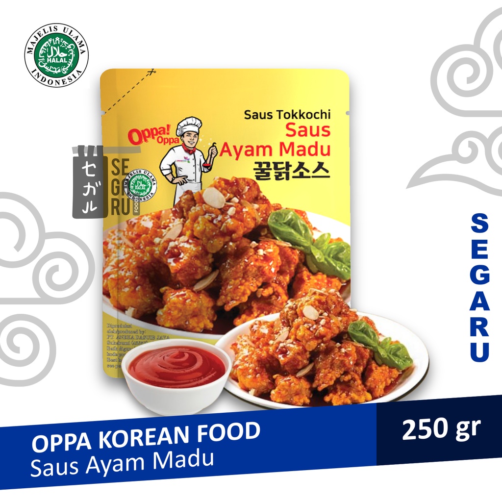 OPPA Honey Chicken Sauce | Saus Ayam Goreng Madu Korea Halal 250 gram