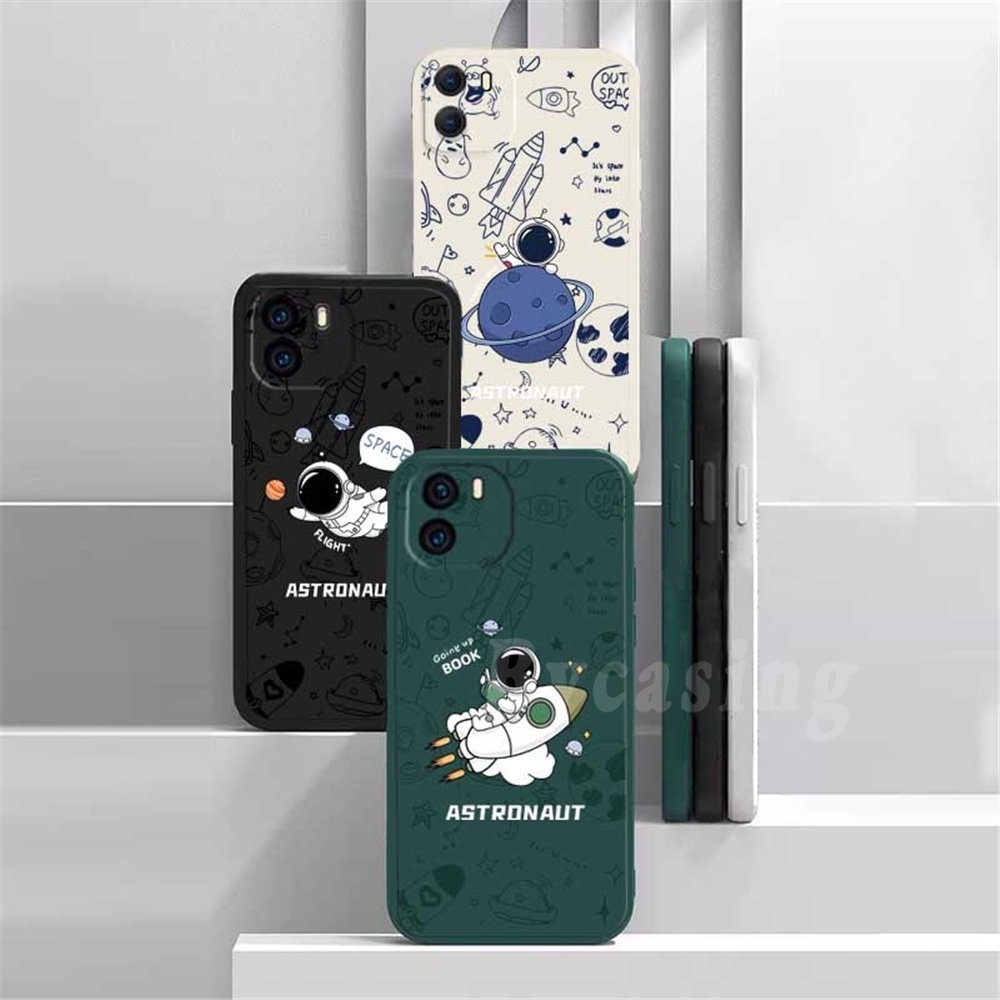 Casing Xiaomi Poco F4 GT Poco F3 Poco X3 NFC X3 Pro M4 Pro M3 Pro Redmi 10C 10A 9C 9A 9T Note 10 5G Motif Pesawat Luar Angkasa