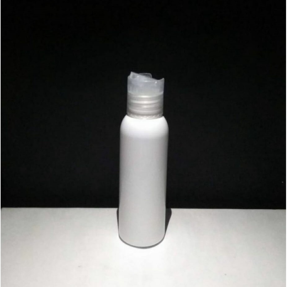 BOTOL PLASTIK 100ML PUTIH PRESSTOP PUSHTOP / BOTOL PUTIH 100 ML / BOTOL ISI ULANG [HARGA GROSIR]