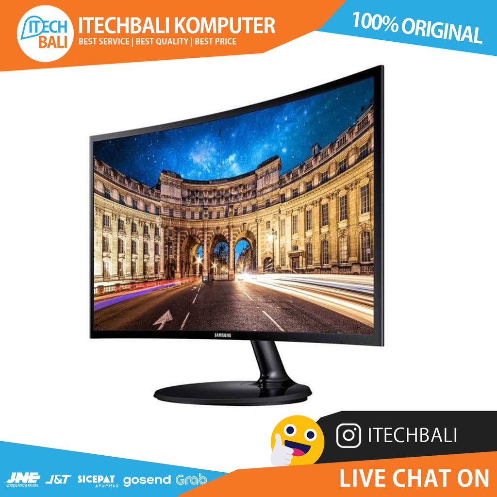 Monitor SAMSUNG S24C360 Curved Vga Hdmi  24 inch Monitor| ITECHBALI