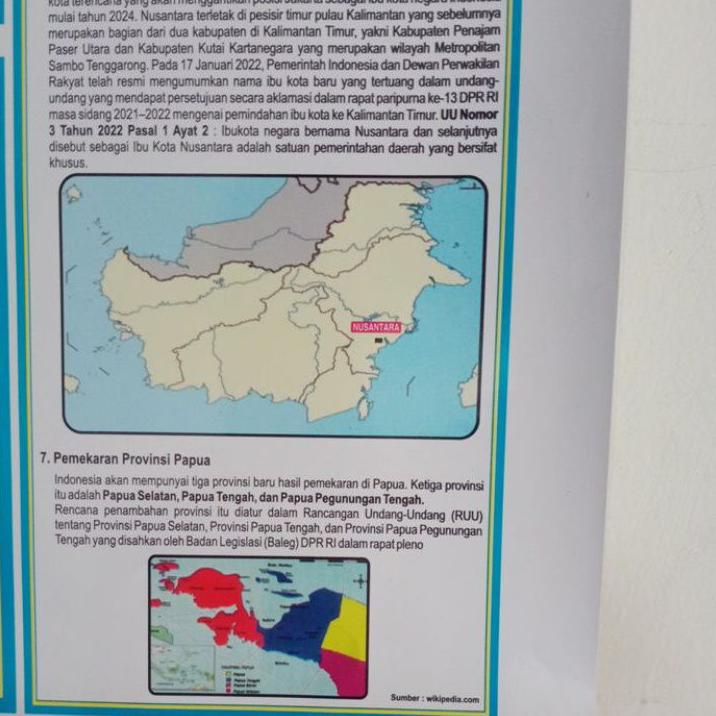 Peta NKRI / Indonesia Sedang Bingkai