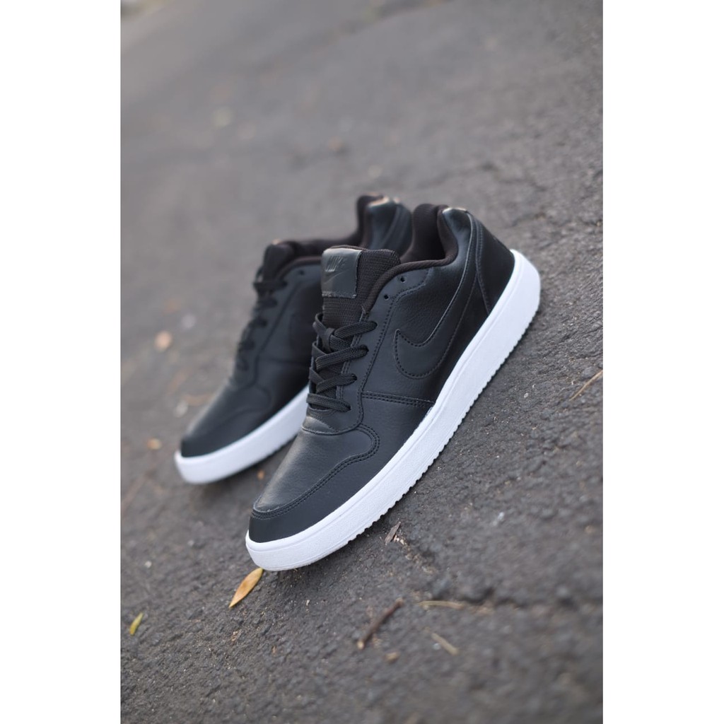 SEPATU ORIGINAL-SEPATU PRIA-SEPATU WANITA-Nike Ebernon low black white-TERBAIK-TERLARIS