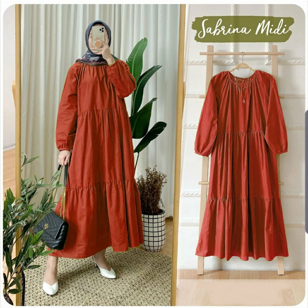 GFS LT SABRINA MIDI DRESS TUNIK JUMBO