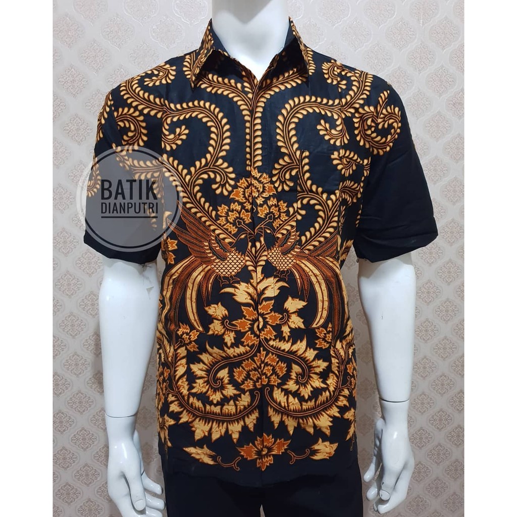 KEMEJA BATIK PRIA MOTIF CUMI ABU SERAGAM BATIK BAJU BATIK WANITA