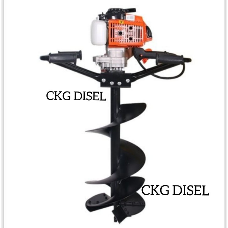 Mesin Bor Tanah Eart Auger Firman FPD 62 FPD62 Drill 8 Inch 200mm
