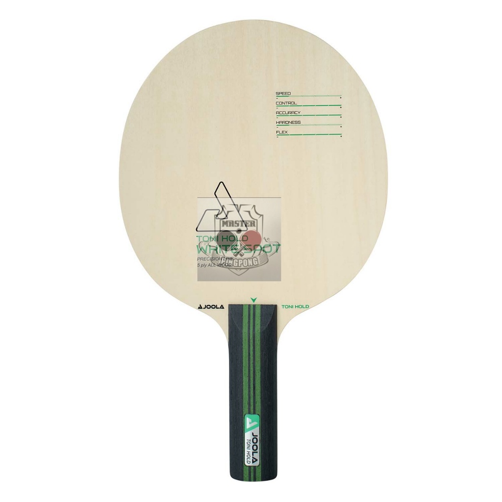 Joola Toni Hold White Spot - Kayu Bat Pingpong Bet Tenis Meja Joola Defensive Blade 5ply
