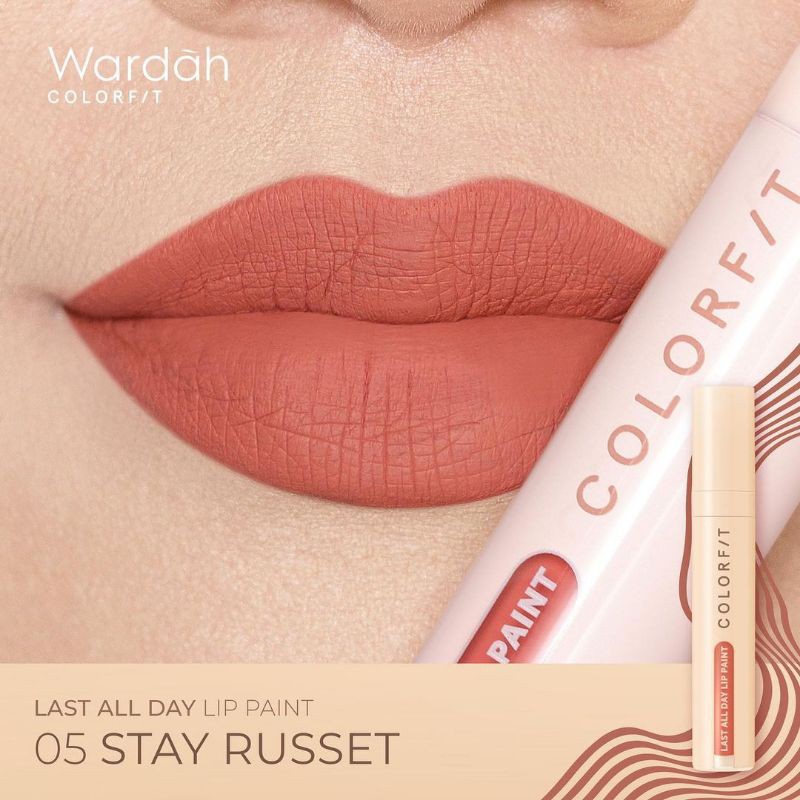 Wardah Colorfit Last All Day Lip Paint (Original ASLI 100%)