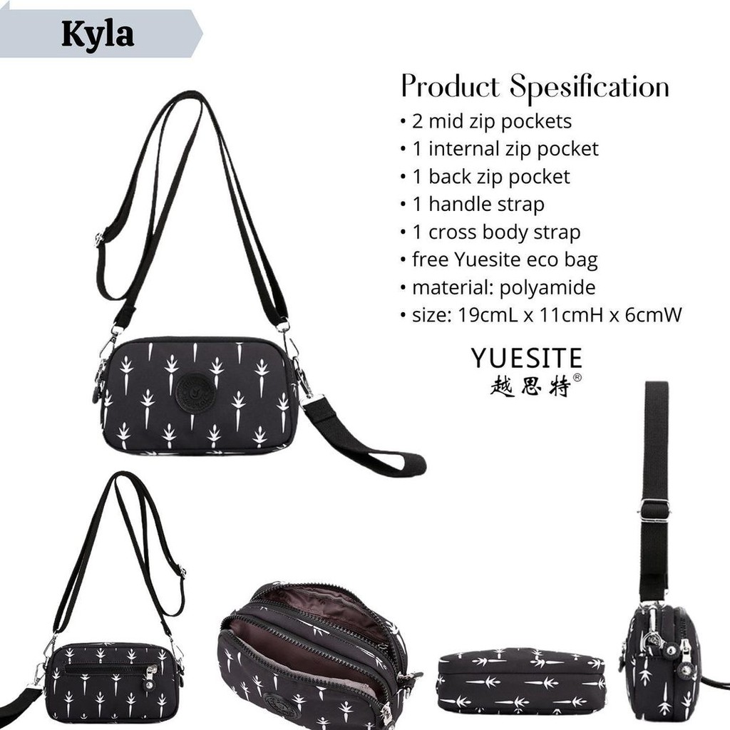 Yuesite - Kyla Pouch & Crossbody Original | Dompet Hp Tas Slempang Wanita