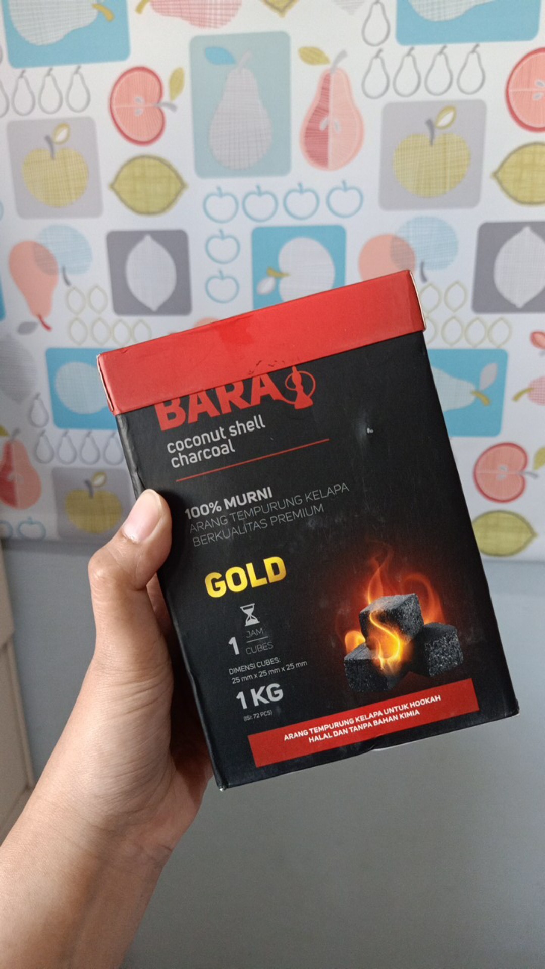 Arang Briket Bbq (bara) Barbekyu Kotak Cube