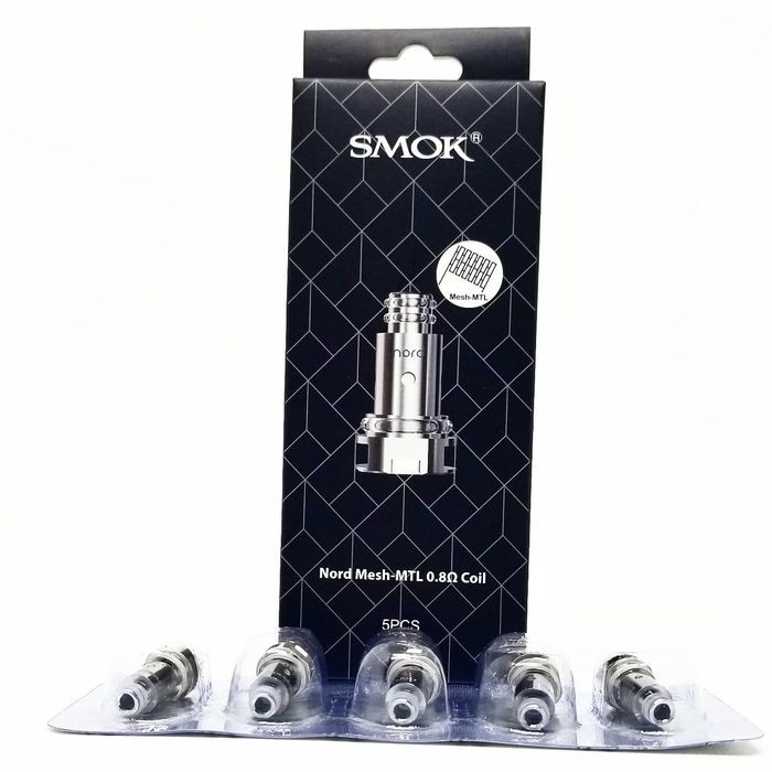 Coil Smok Nord Replacement - 100% Authentic - Smok Nord Coil Pod Vape - 0.6 OHM Mesh Coil