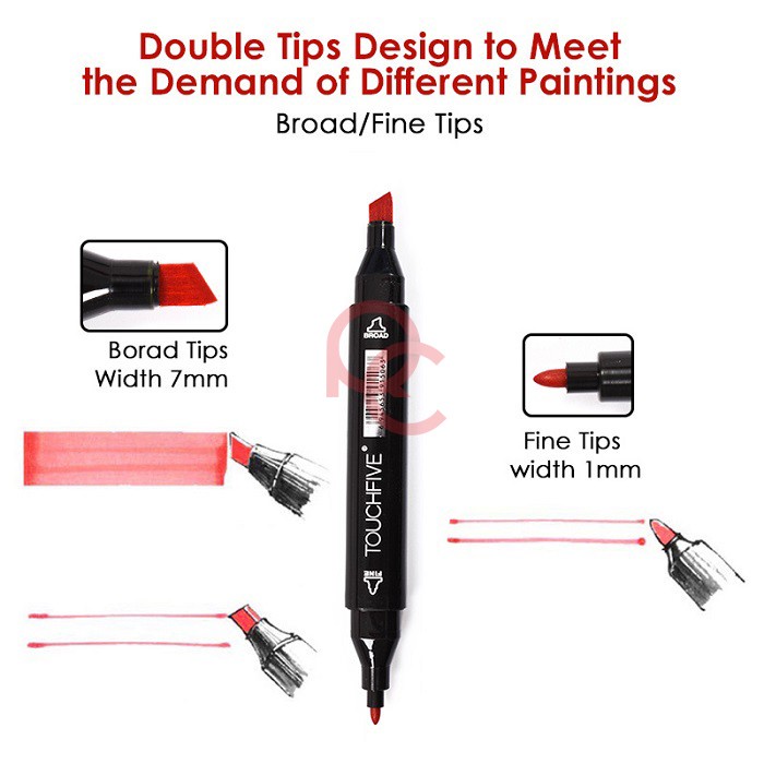 

Terlaris Spidol Dual Side Fine Art Marker 30 Color / Spidol Touch Art Maker T30 Limited