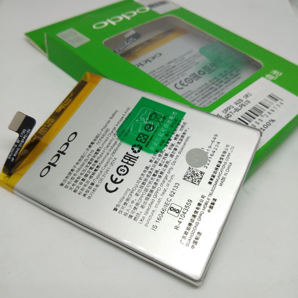 BATERAI for OPPO A39 ORI100% / BATERAI OPPO A57 ORI  / BLP619 ORI100% / BATERAI BLP619 ORI100%