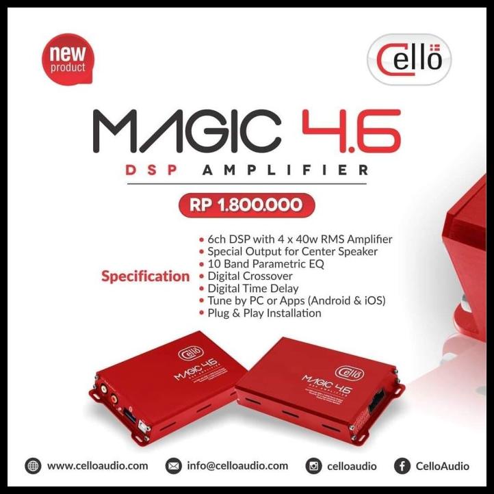 Cello Dsp Magic 4.6 Ampilfier