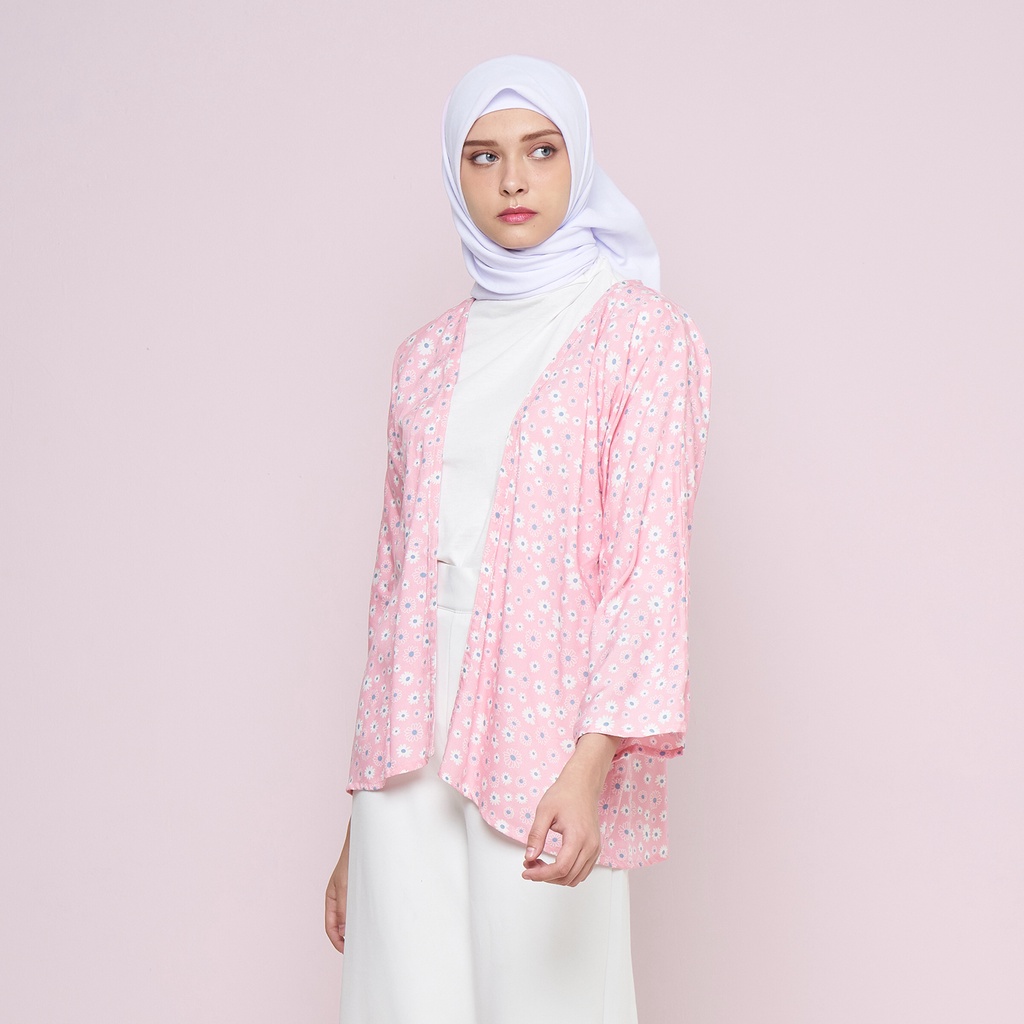 Pink Sulflower Cardigan Kimono Outer Kardigan Outerwear outwear Outter Outher by Clorelive