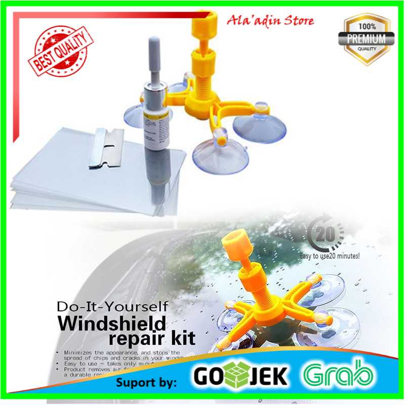 Promo Sikeo DIY Alat Reparasi Kaca Mobil Windshield Repair Kit - WRK15004B