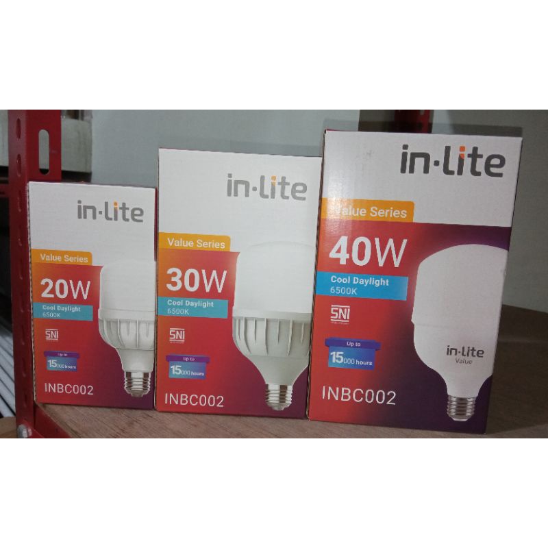 Jual Lampu Led Bulb Capsule Inlite 20w 40w Inb010 Shopee Indonesia 5329