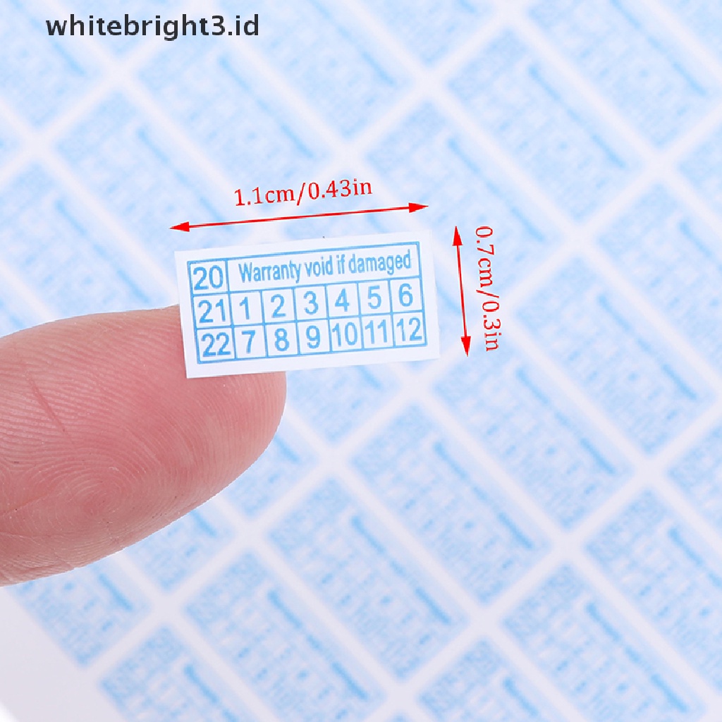 (whitebright3.id) 200pcs Stiker Label Pelindung Garansi Rusak 2020-2022