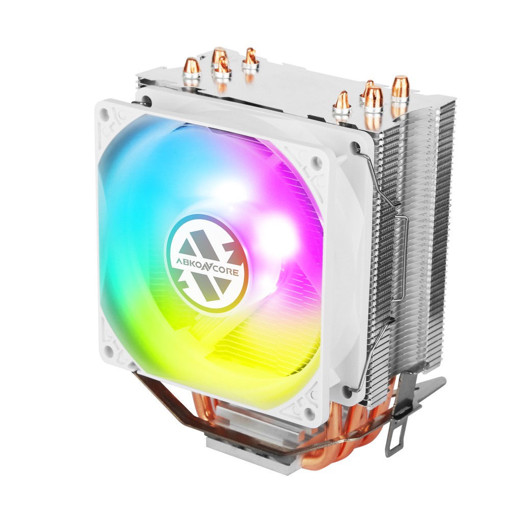 CPU COOLER ABKONCORE COOLSTORM T407W SPECTRUM 92mm 1FAN RGB