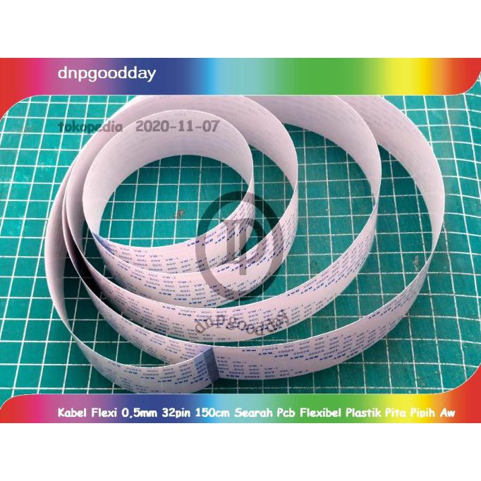 

Kabel Flexi 0,5Mm 32Pin 150Cm Searah Pcb Flexibel Plastik Pita Pipih A Dnpgood11 Buru Order