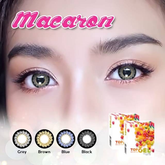 SOFTLENS TOPGEL MACARON BLUE 14.5MM MINUS 050 S.D -800