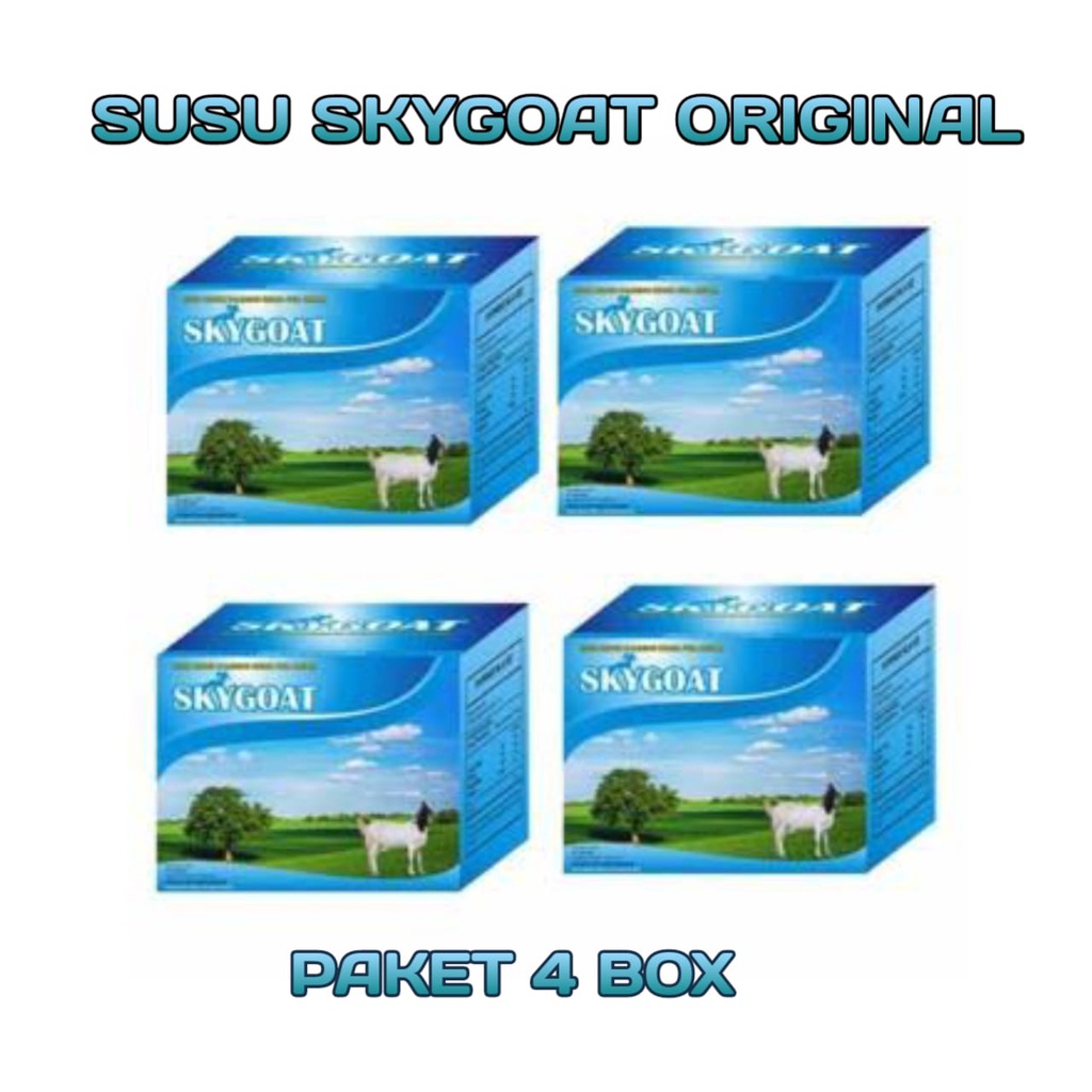 

SMART - Paket 4 SkyGoat Susu Kambing Etawa Dengan Krim Bubuk | Etawaku Susu Kambing Original Full cream | Skygoat Cokelat Paket 4