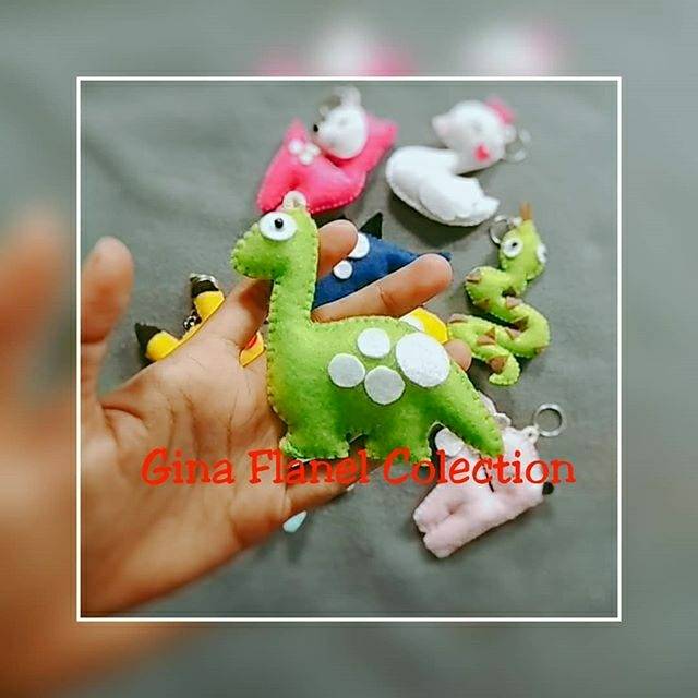 Gantungan Kunci Hewan Flanel Shopee Indonesia