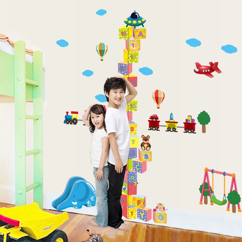 (TXXL) RELIZA WALL STICKER PENGUKUR TINGGI BADAN ANAK ANGKA GROW UP SK2002 STIKER DINDING