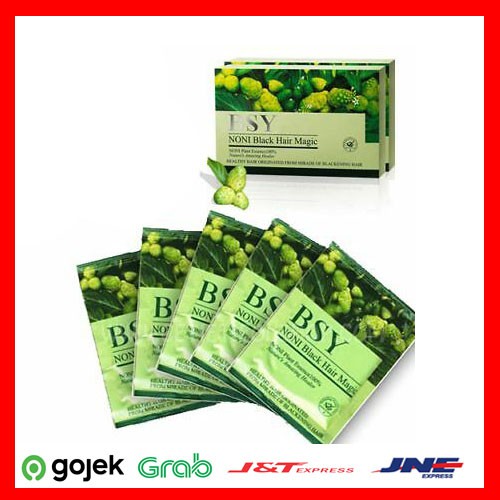 Shampo bsy noni black hair magic