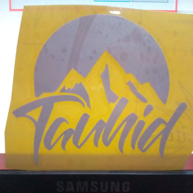 

stiker cutting tauhid