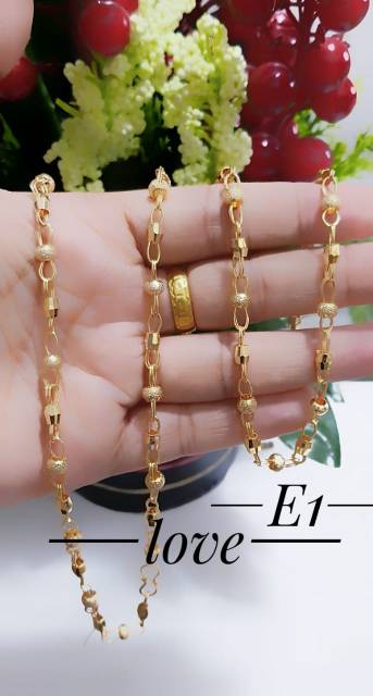 Xuping set perhiasan kalun lapis emas 24k (anti iritasi dan tidak lintur) 2060