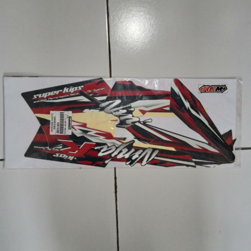 LIST STICKER STIKER STRIPING FULL SET NINJA SS SUPER KIPS WARNA MERAH TH 2011 ORI ORIGINAL ASLI KGP KAWASAKI PARTS  40210-1913