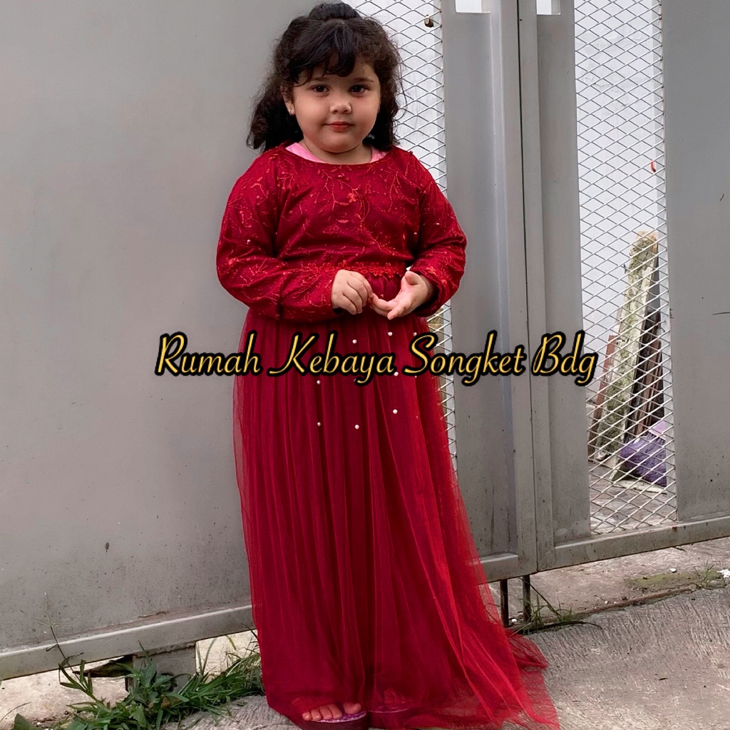 DRESS ANAK EVELINE 3 - 12TAHUN / DRESS ANAK/ GAMIS ANAK/ BAJU ANAK/GAMIS BAGUS MURAH/BAJU LEBARAN RUMAH KEBAYA BANDUNG RUMAH SONGKET BANDUNG