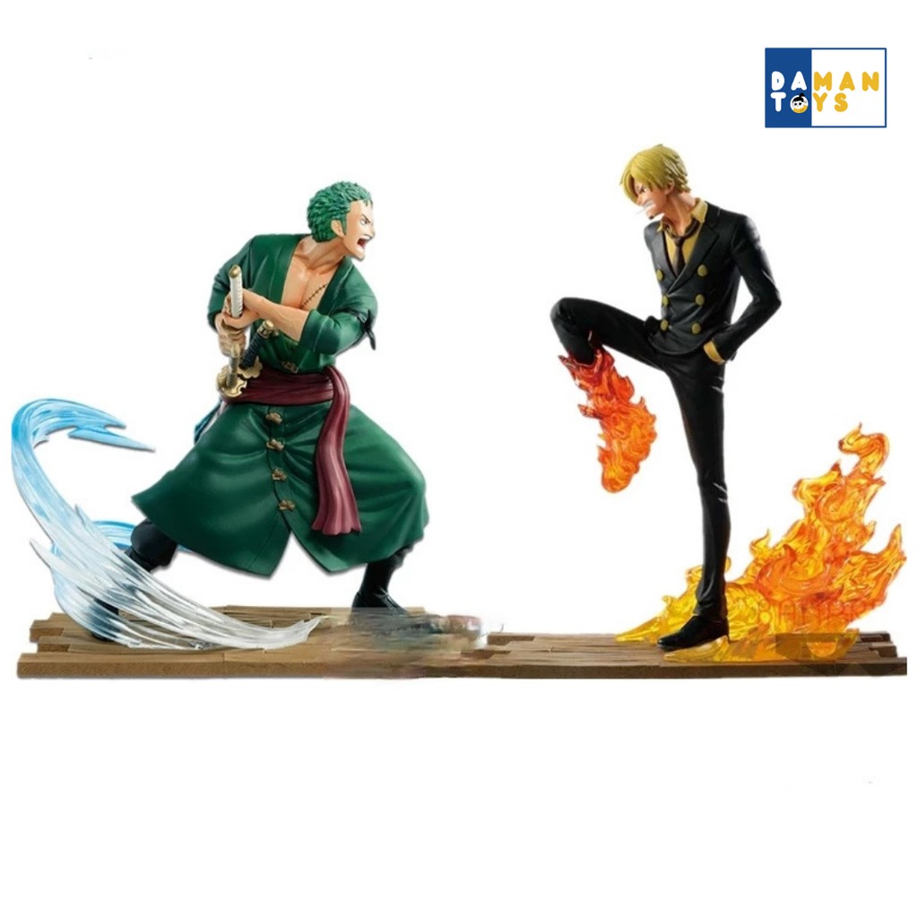 Action Figure Anime One Piece Roronoa Zoro Sanji