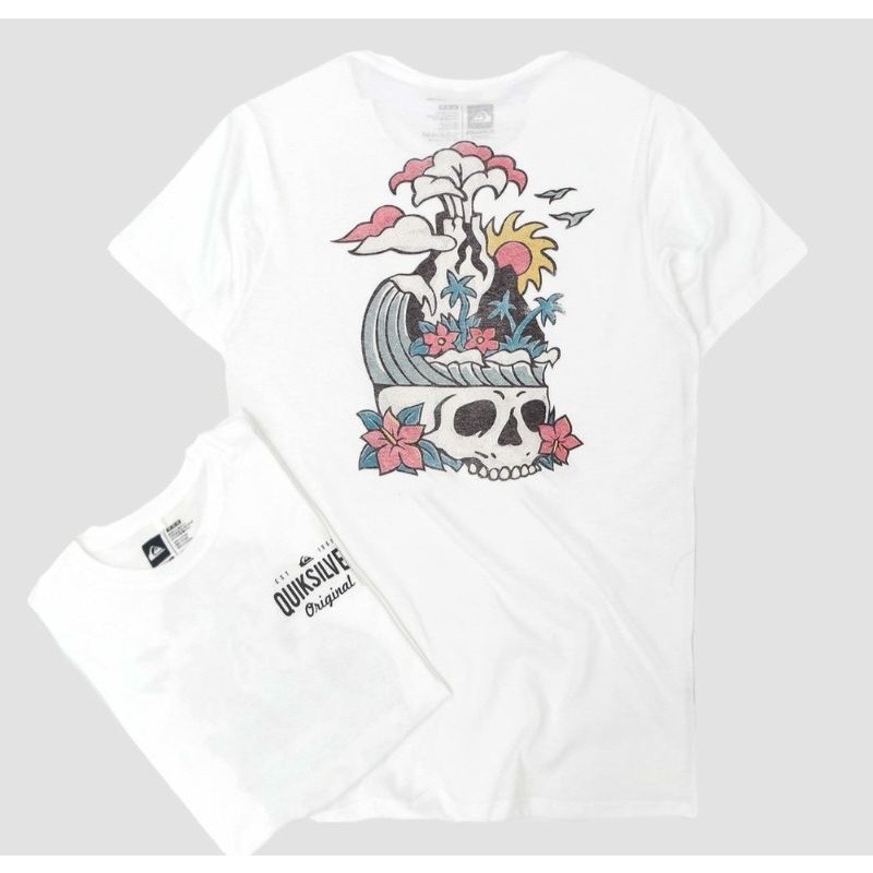 moxsa second store-kaos pria quiksilver kaos quiksilver pria kaos lengan pendek pria